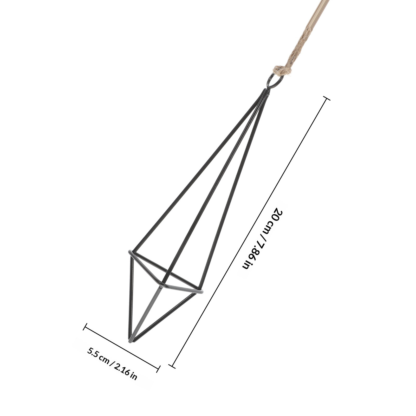Geometric Iron Art Air Plant H - огляд і ціна Spider Plant Hanging
