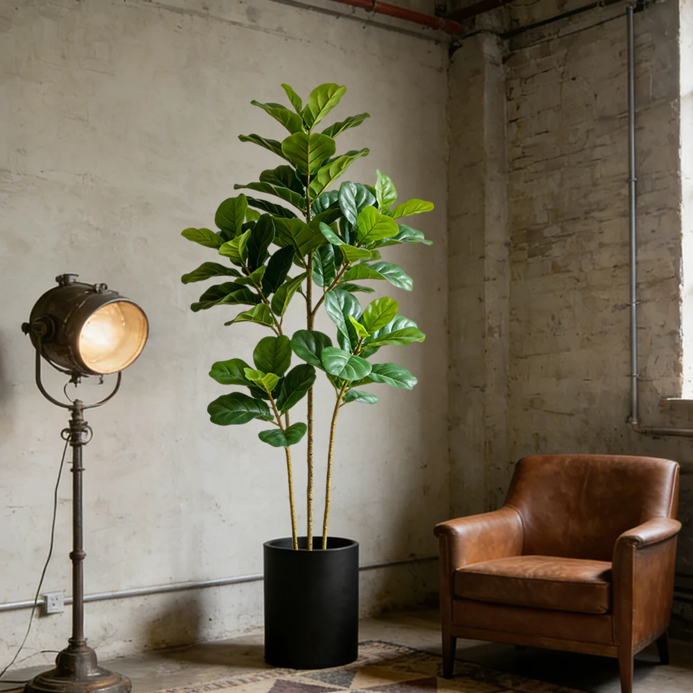 64/122cm Artificial Fiddle Fig - огляд і ціна Ficus Lyrata Tree