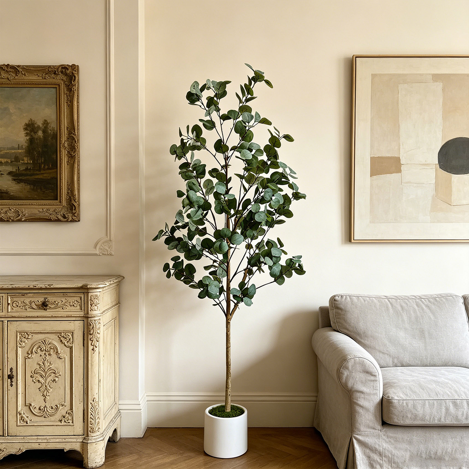 120-155Cm/5.1Ft Artificial Euc - огляд і ціна Ficus Lyrata Tree